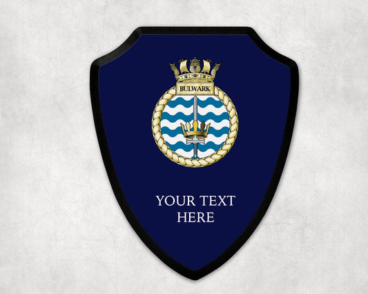 HMS Bulwark - Royal Navy Printed Wall Shield