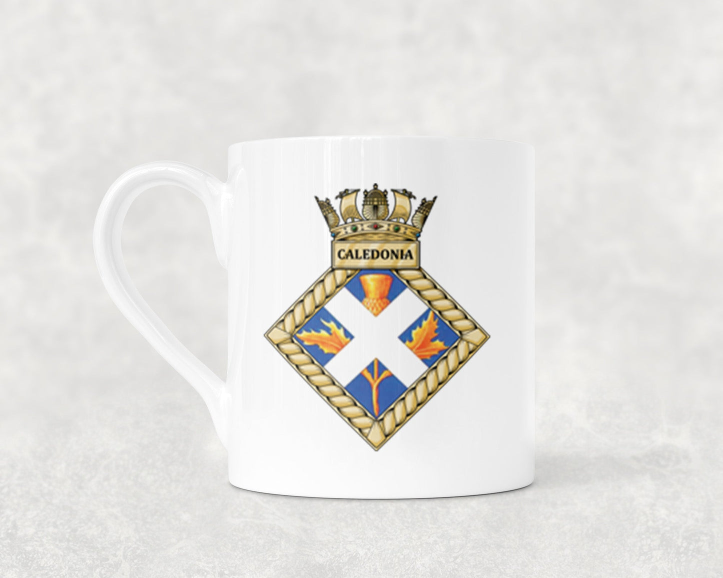 HMS Caledonia - Bone China Mug