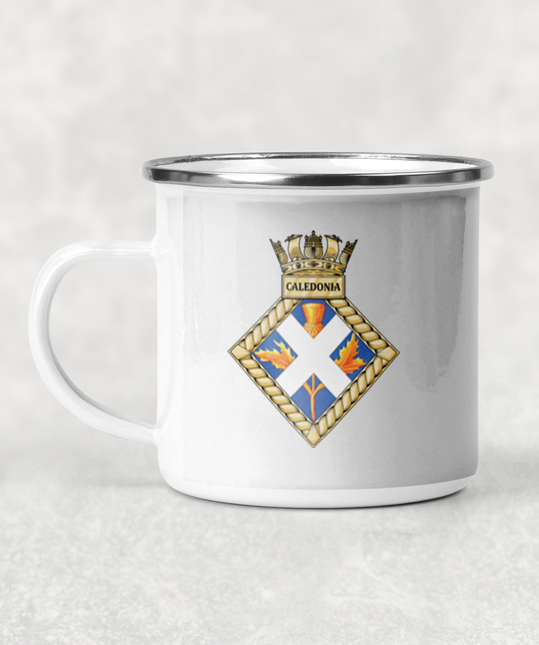 HMS Caledonia - Enamel Mug