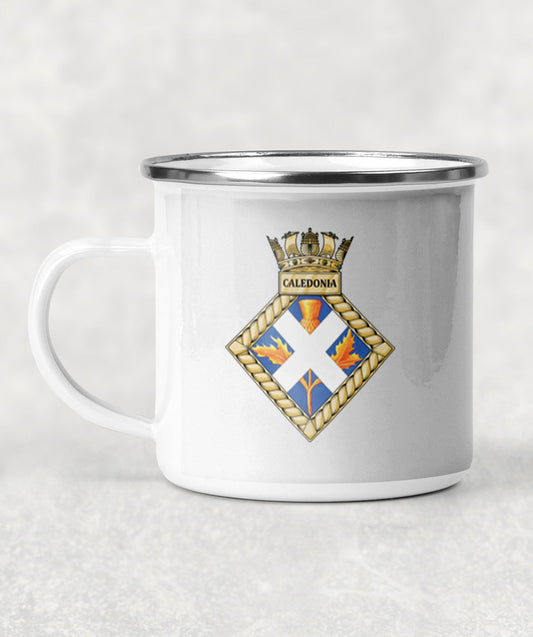 HMS Caledonia - Enamel Mug