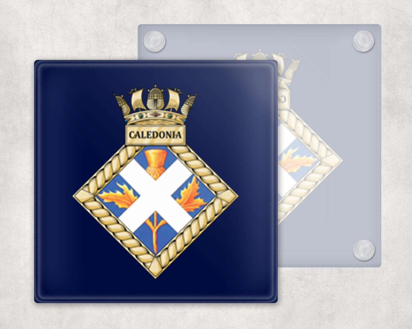 HMS Caledonia - Glass Coaster