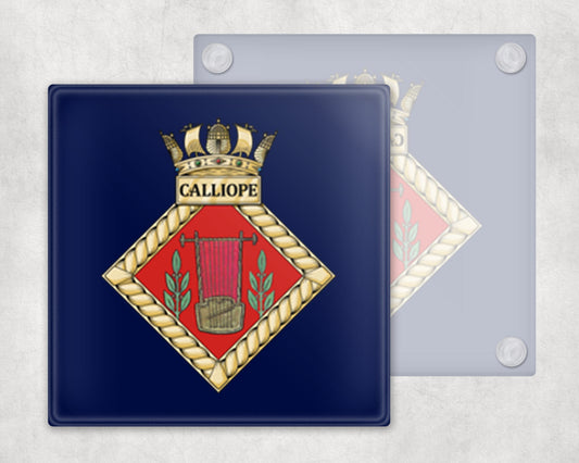 HMS Calliope - Glass Coaster