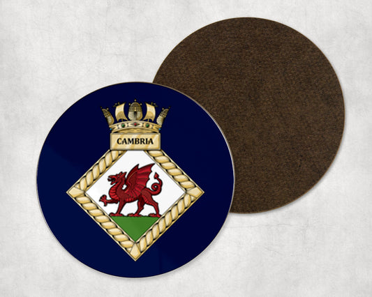 HMS Cambria - Round Coaster Set