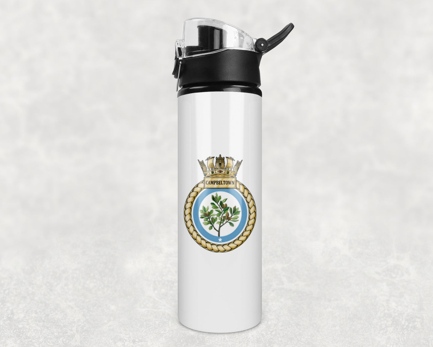 HMS Campbeltown - Flip Top Water Bottle