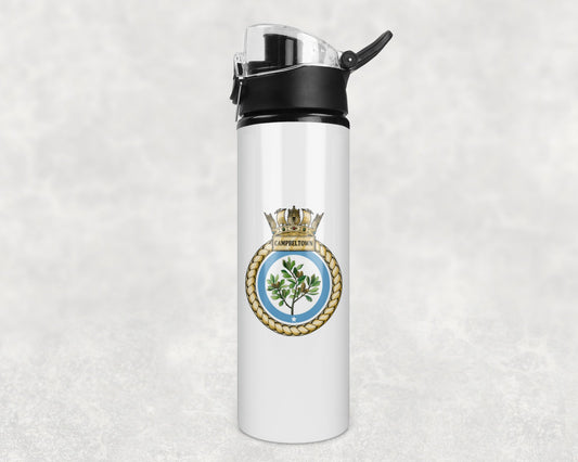 HMS Campbeltown - Flip Top Water Bottle