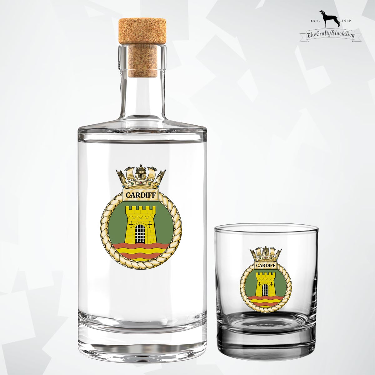 HMS Cardiff - Fill Your Own Spirit Bottle