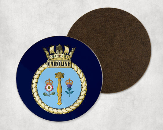 HMS Caroline - Round Coaster Set