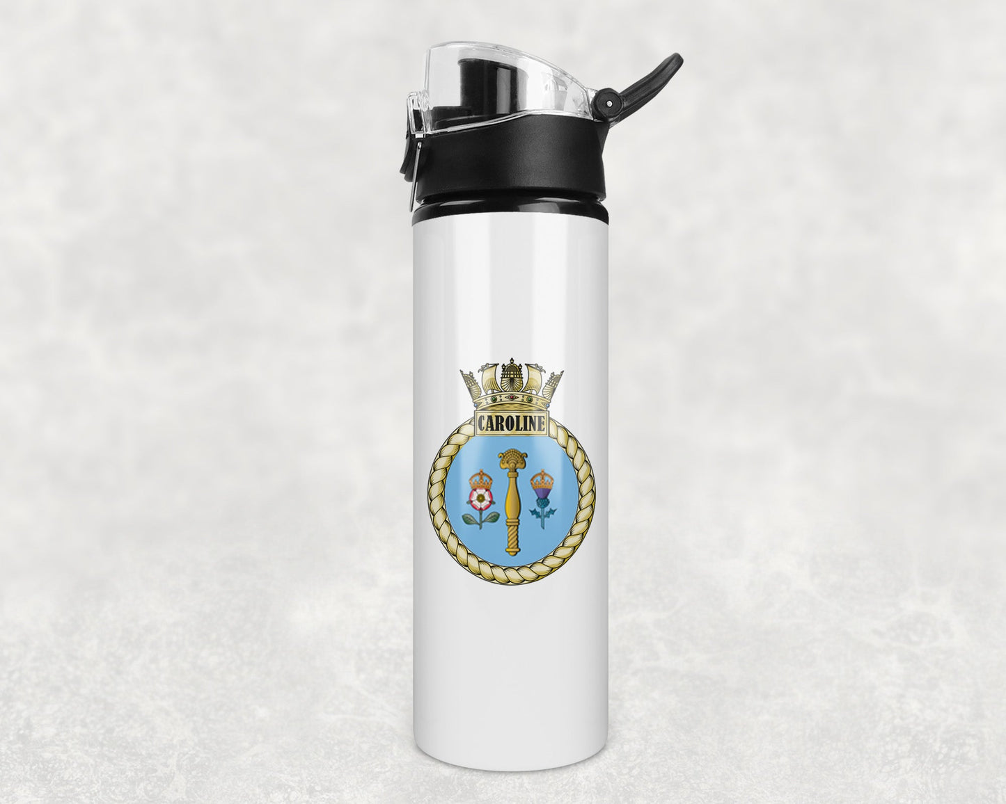 HMS Caroline - Flip Top Water Bottle