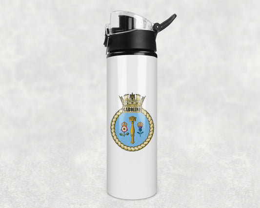 HMS Caroline - Flip Top Water Bottle