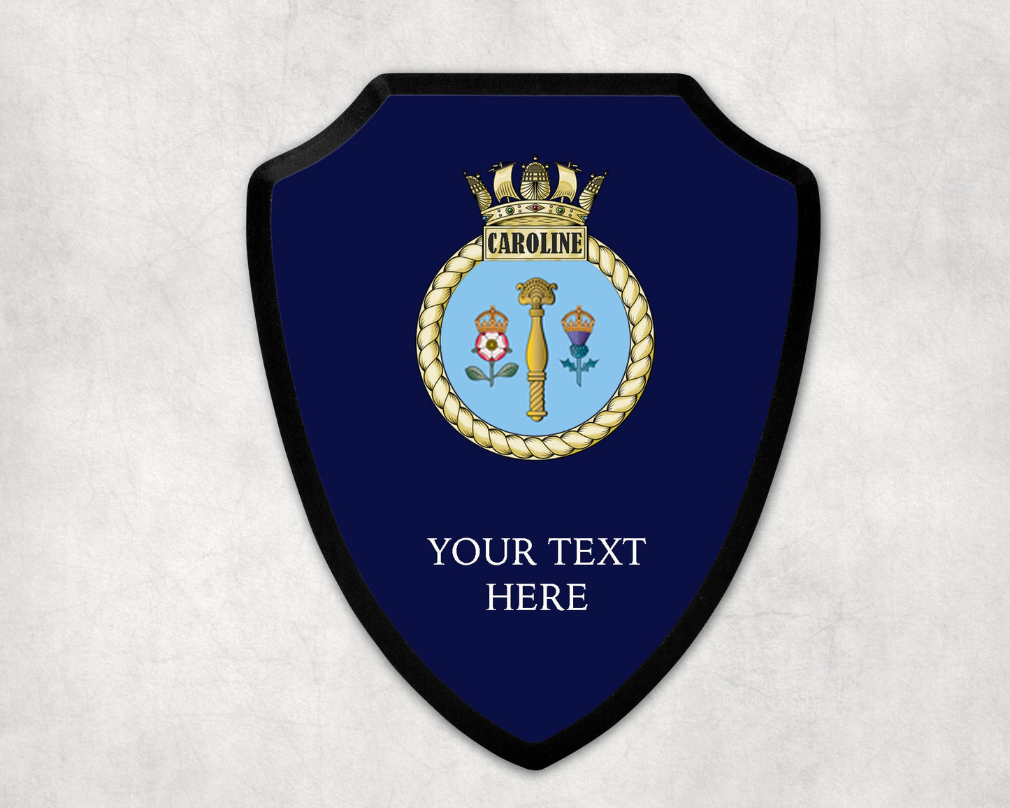 HMS Caroline - Royal Navy Printed Wall Shield