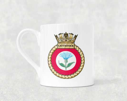 HMS Cattistock - Bone China Mug