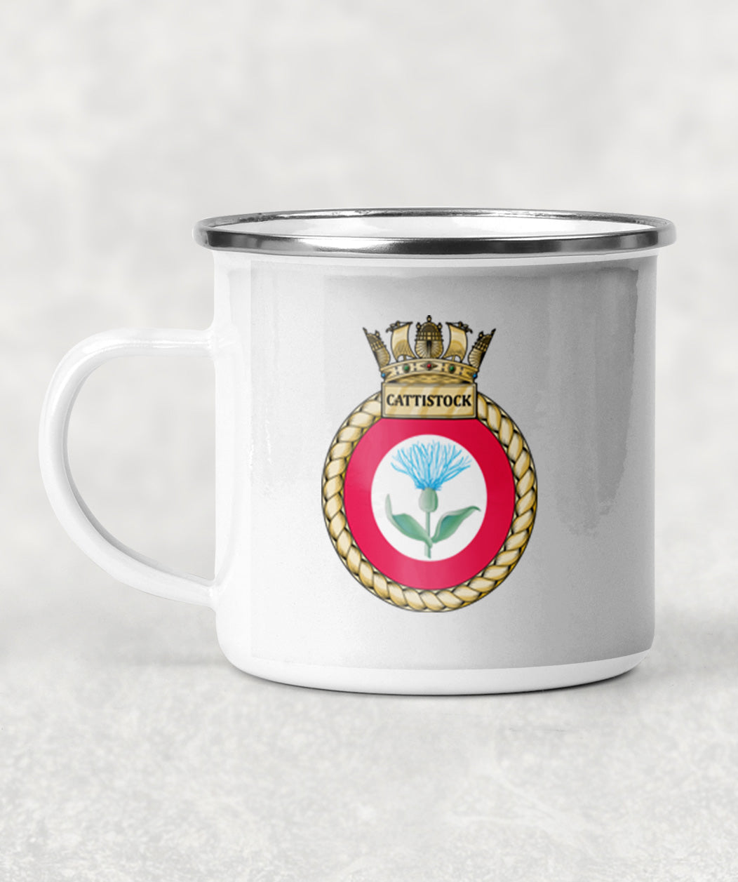 HMS Cattistock - Enamel Mug