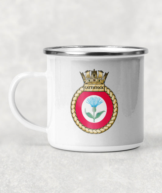 HMS Cattistock - Enamel Mug