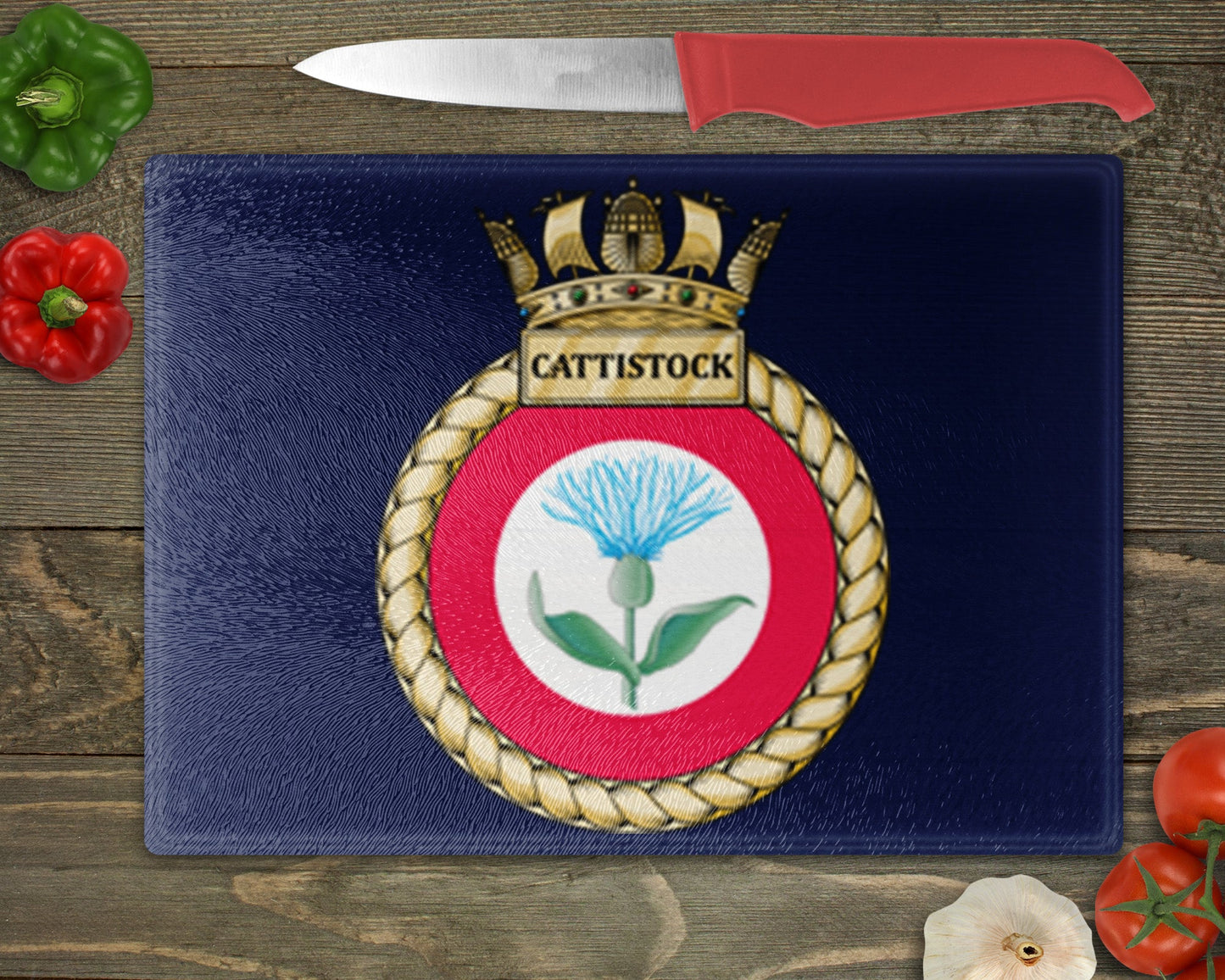 HMS Cattistock - Cutting Board