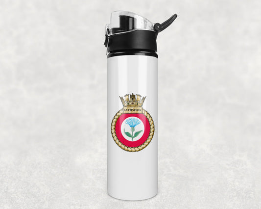 HMS Cattistock - Flip Top Water Bottle