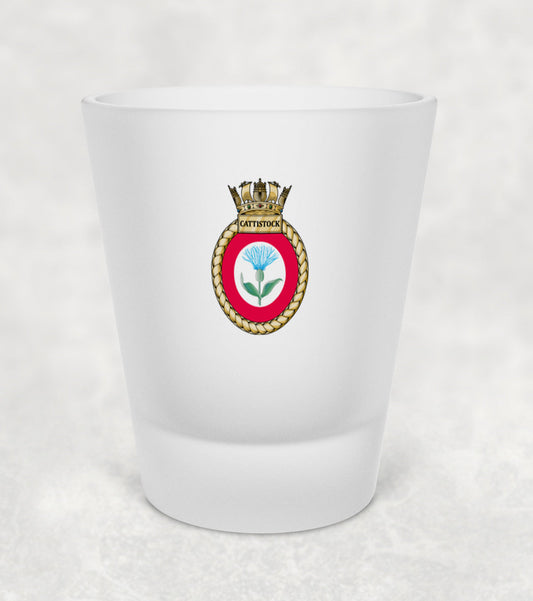 HMS Cattistock - Shot Glass