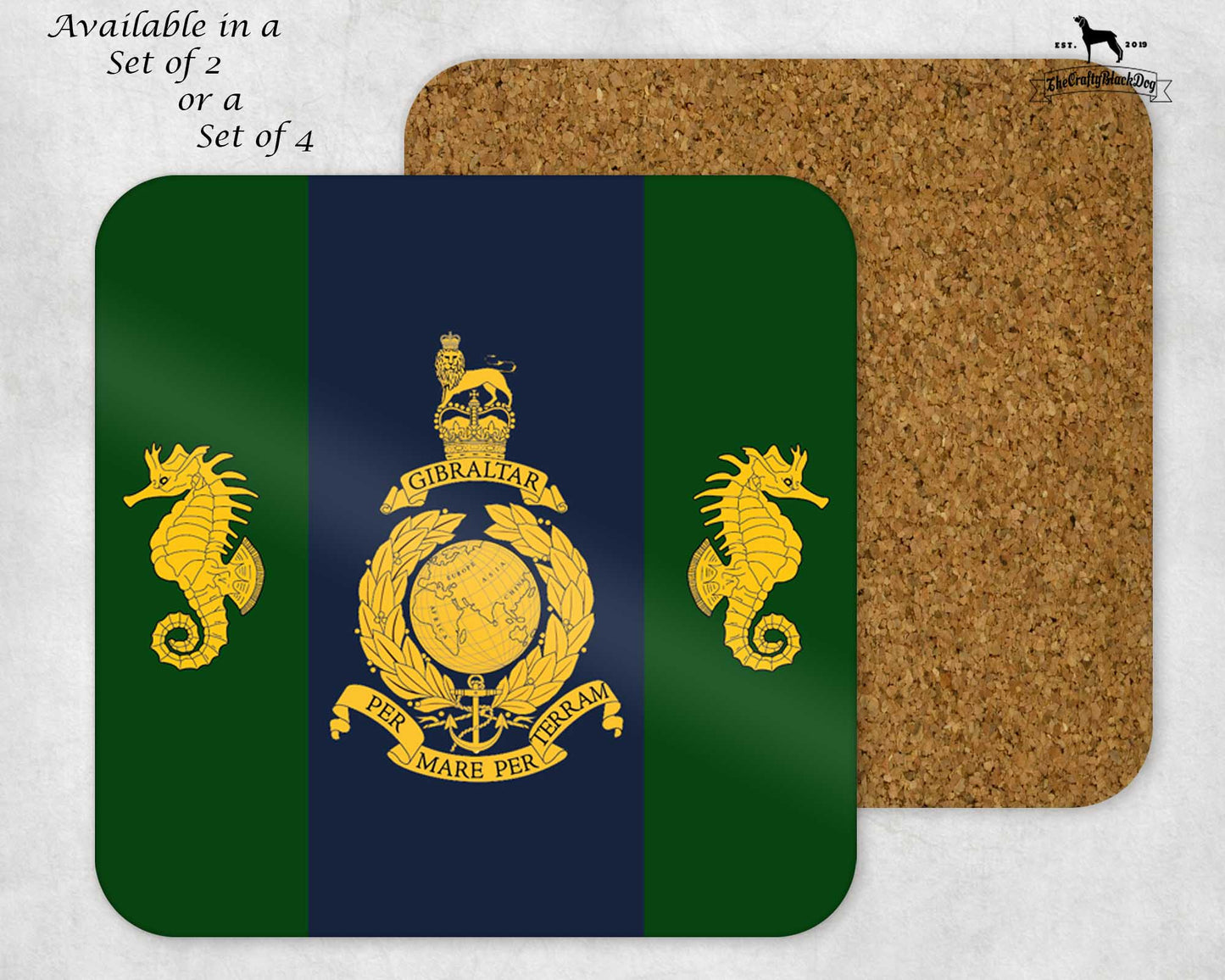 Commando Logistics Regiment Royal Marines - Coaster Set