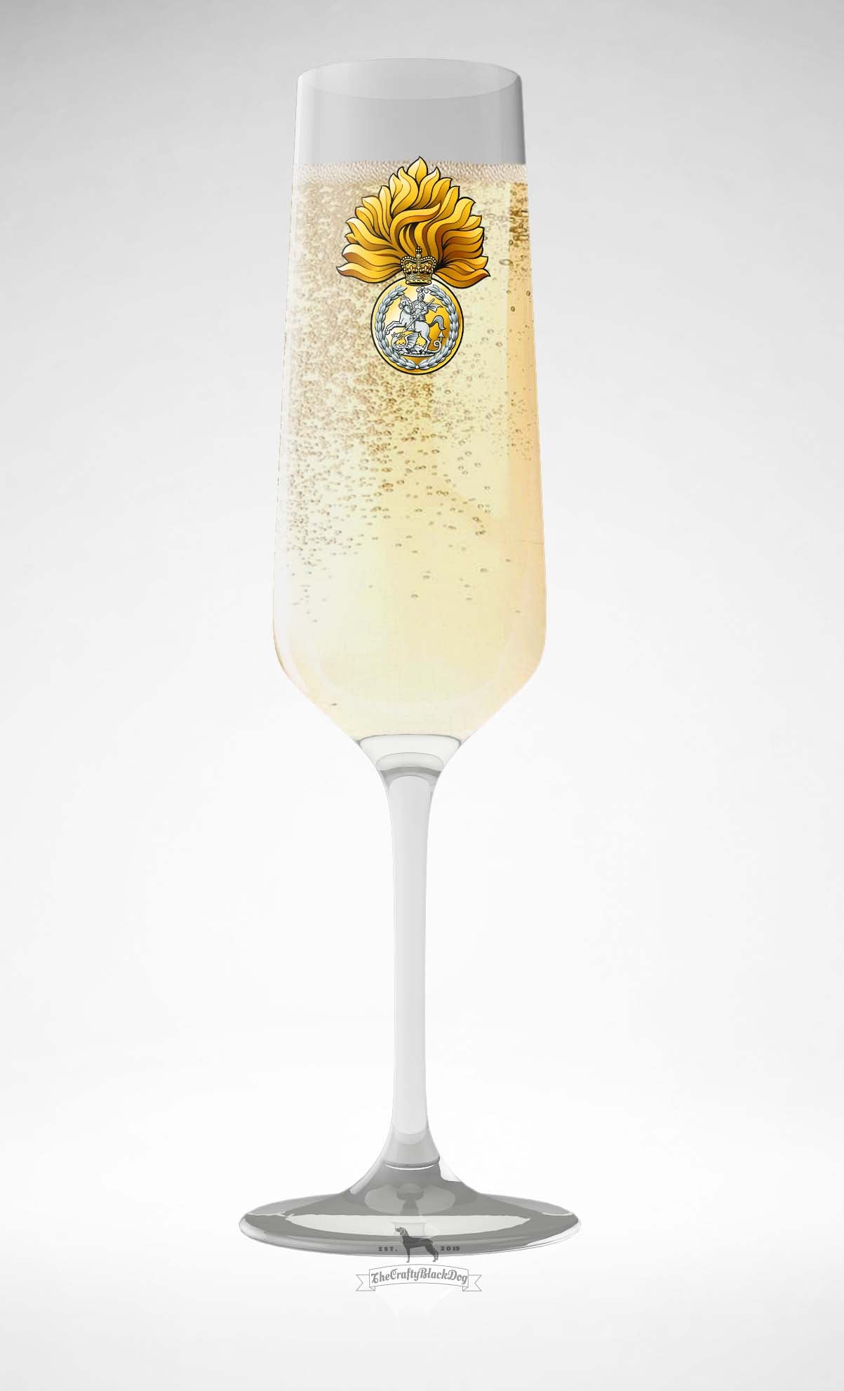 Royal Regiment of Fusiliers - Champagne/Prosecco Flute
