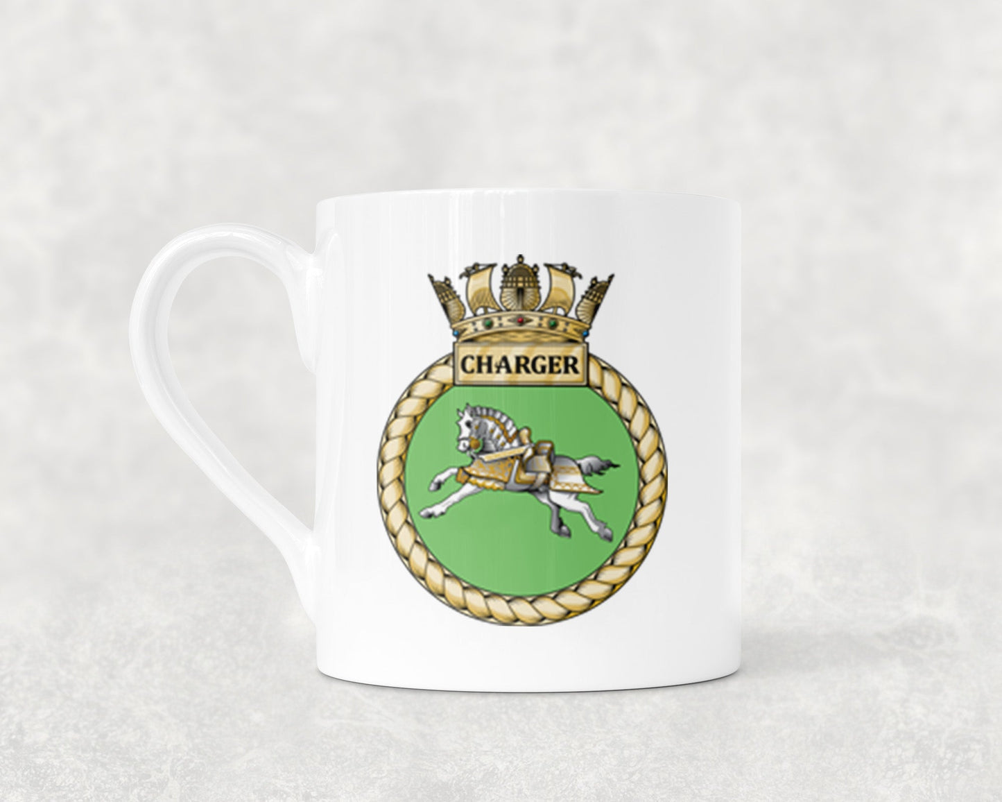 HMS Charger - Bone China Mug