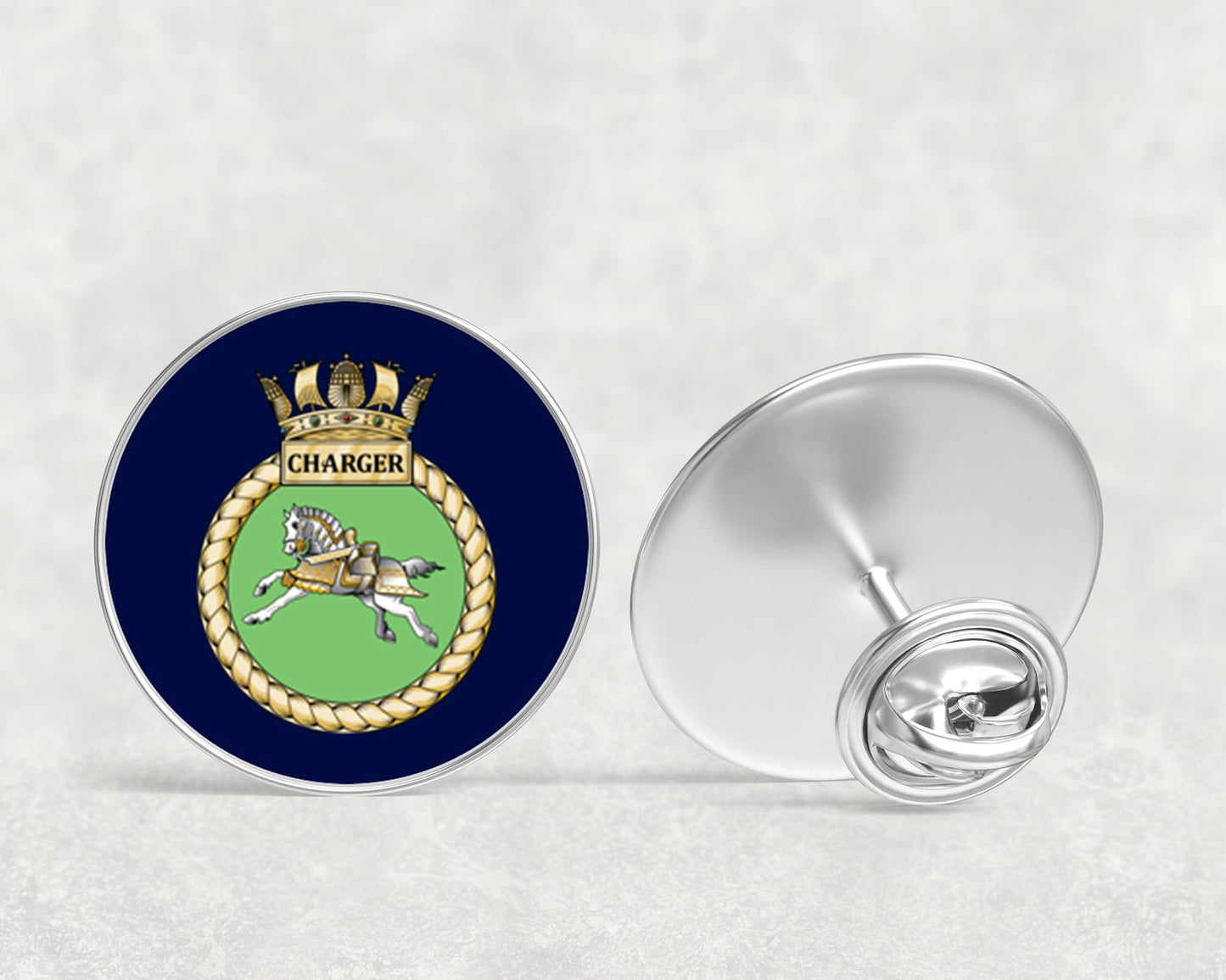 HMS Charger - Lapel Pin
