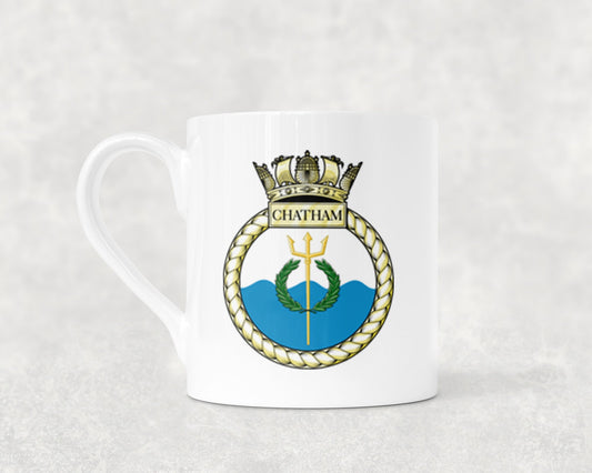 HMS Chatham - Bone China Mug