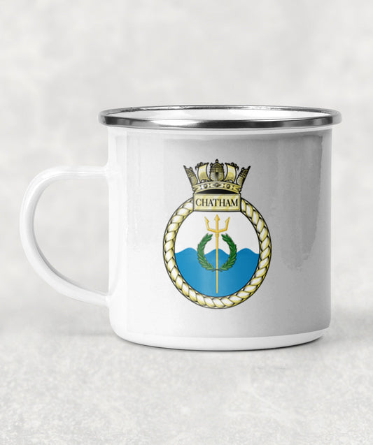 HMS Chatham - Enamel Mug