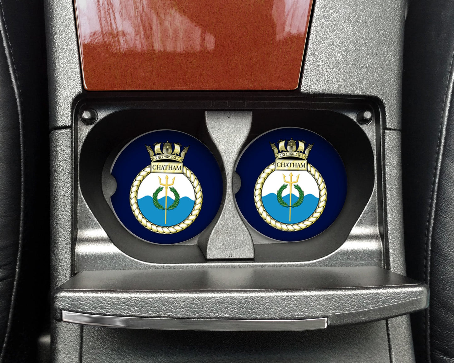 HMS Chatham - Car Coasters