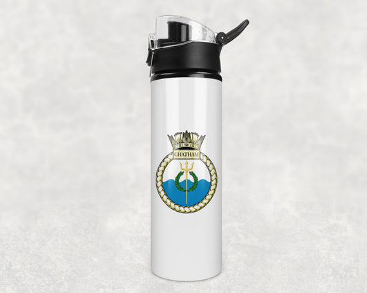 HMS Chatham - Flip Top Water Bottle