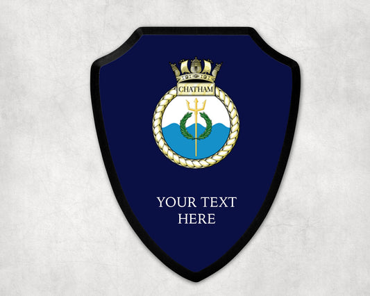 HMS Chatham - Royal Navy Printed Wall Shield