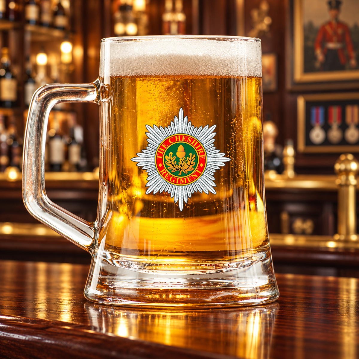 Cheshire Regiment - Tankard | The Crafty Black Dog