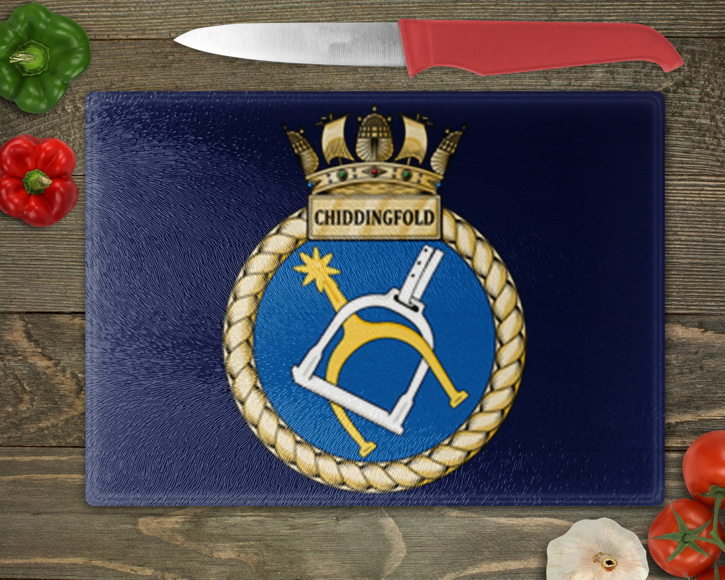 HMS Chiddingfold - Cutting Board
