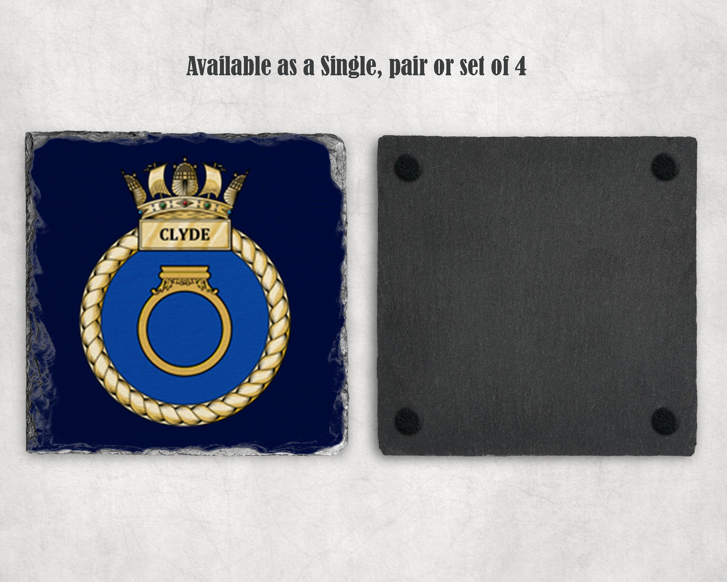HMS Clyde - Slate Coaster