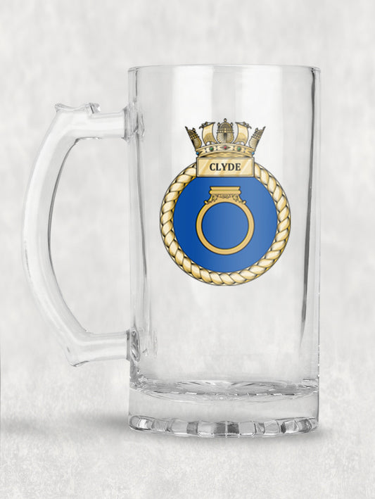 HMS Clyde - Tankard/Beer Mug/Stein