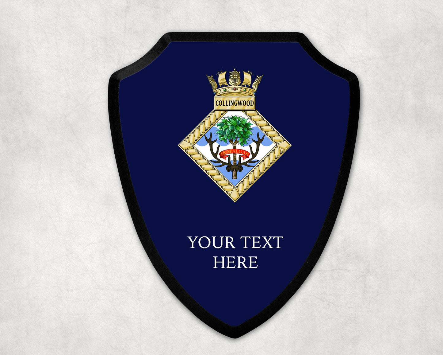 HMS Collingwood - Royal Navy Printed Wall Shield