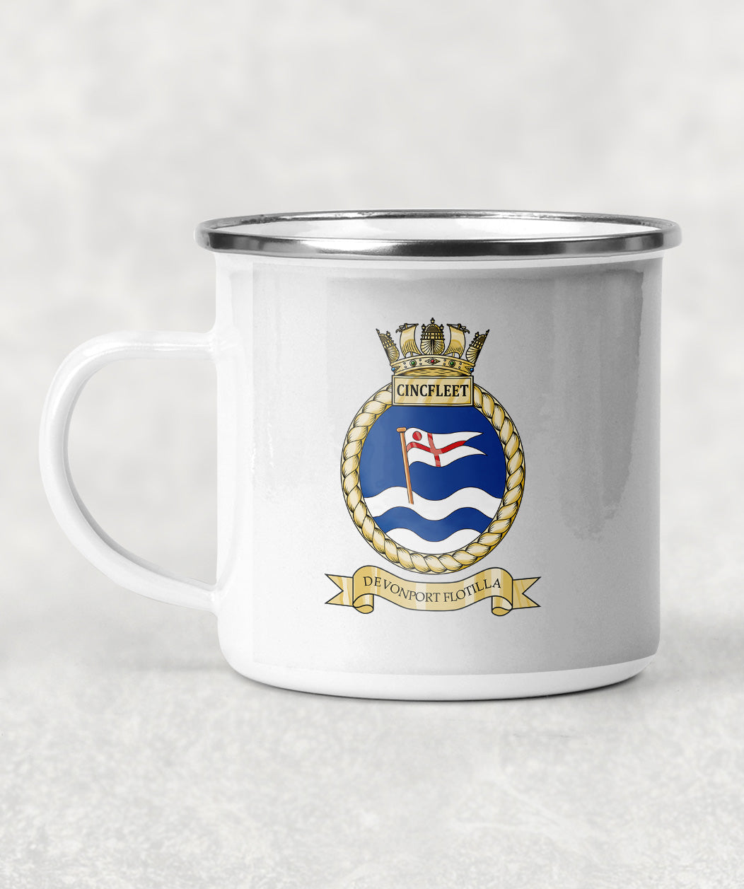 Commander Devonport Flotilla - Comdevflot - Enamel Mug
