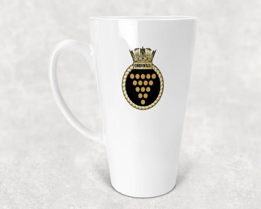 HMS Cornwall - Latte Mug 17oz