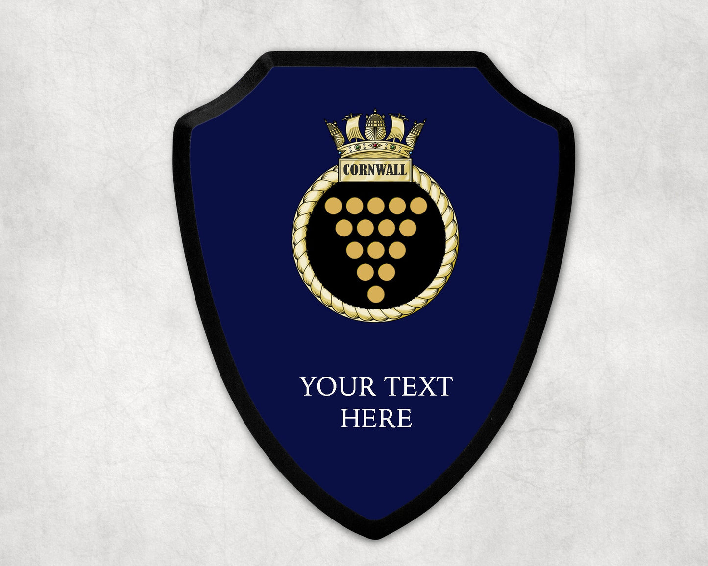 HMS Cornwall - Royal Navy Printed Wall Shield