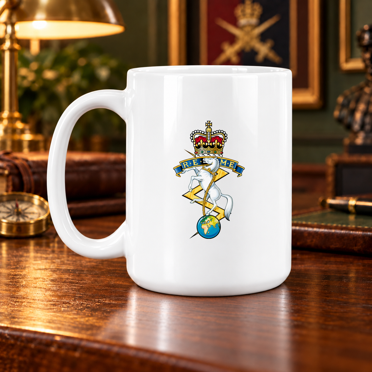 Corps of Royal Electrical and Mechanical Engineers (REME) - 15oz Mug | The Crafty Black Dog
