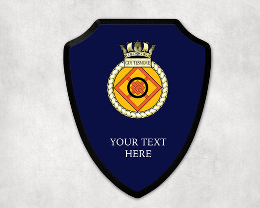 HMS Cottesmore - Royal Navy Printed Wall Shield