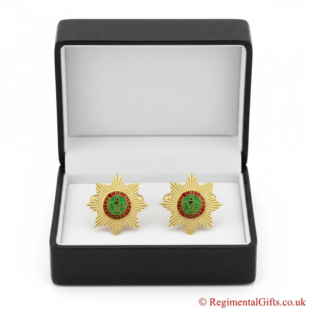 The Cheshire Regiment Cufflinks | MOD Licensed Product