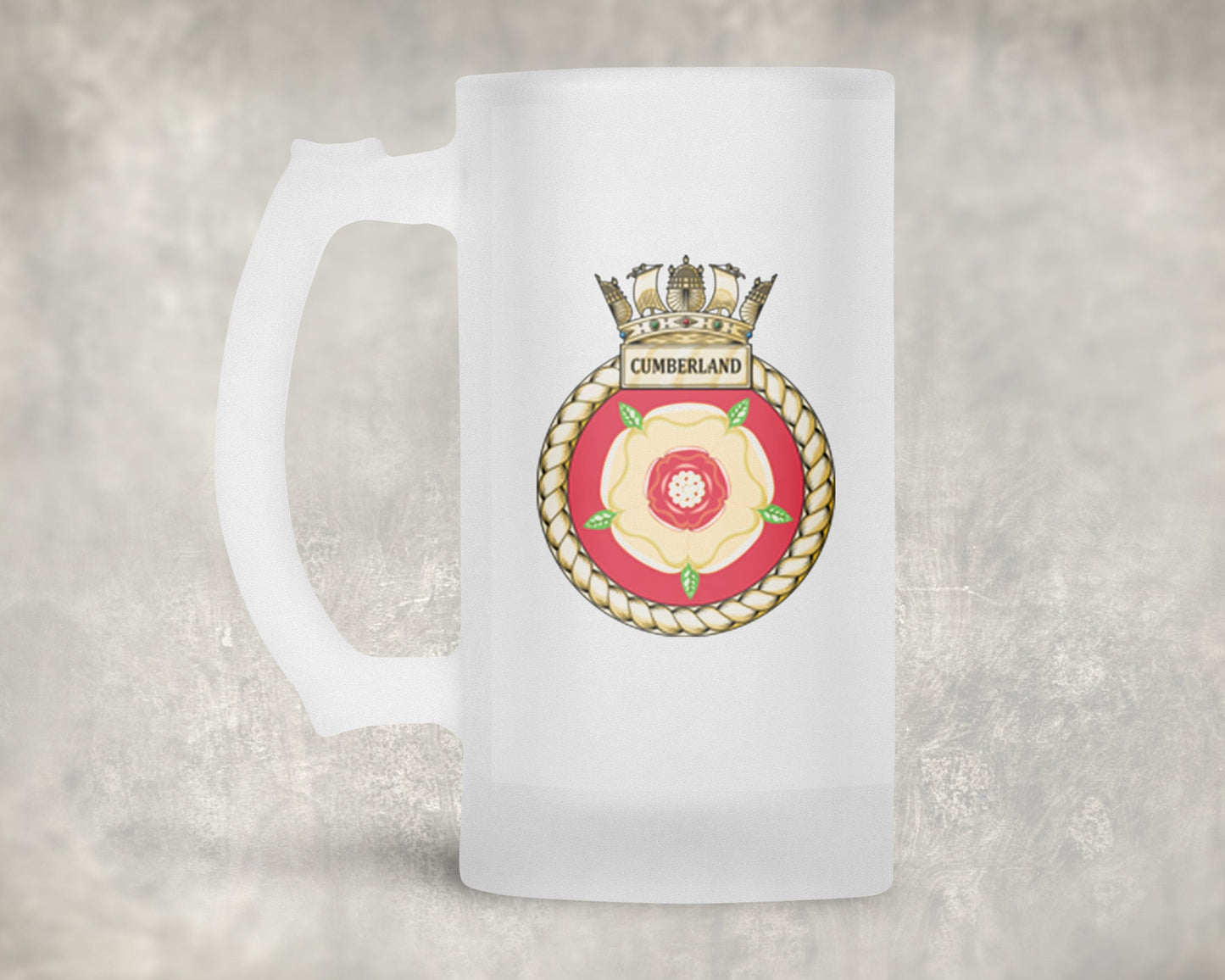 HMS Cumberland - Frosted Stein/Tankard/Beer Mug - Frosted Stein/Tankard/Beer Mug