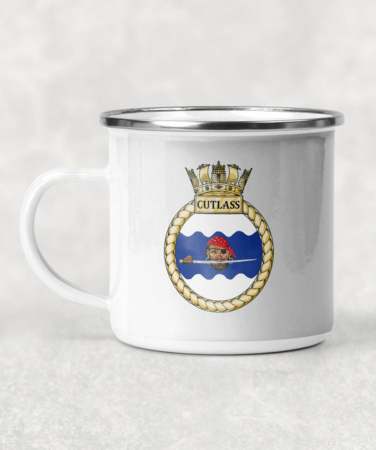 HMS Cutlass - Enamel Mug