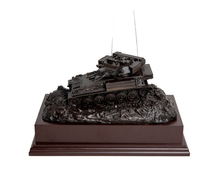 CVR (T) Scimitar FV107 Vehicle Cold Cast Bronze Military Statue 2