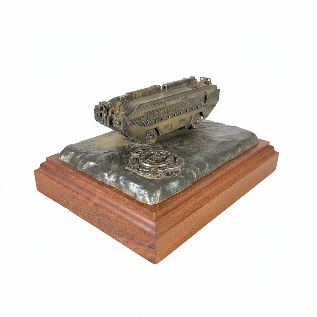 M2 Amphibious Rig Cold Cast Bronze Statue | Handmade in England