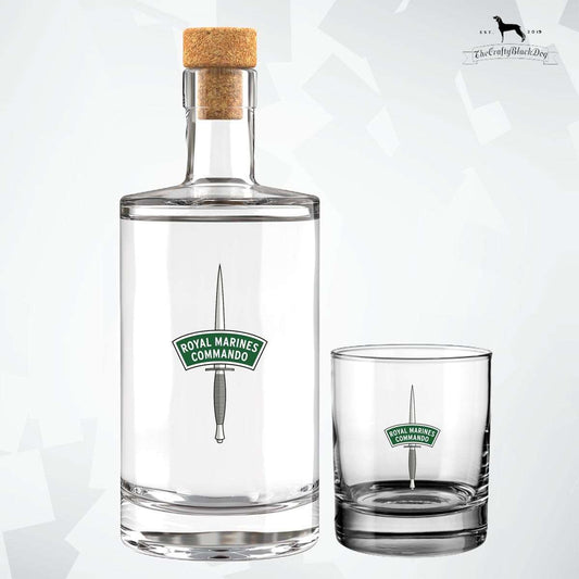 Royal Marines Commando Dagger - Fill Your Own Spirit Bottle