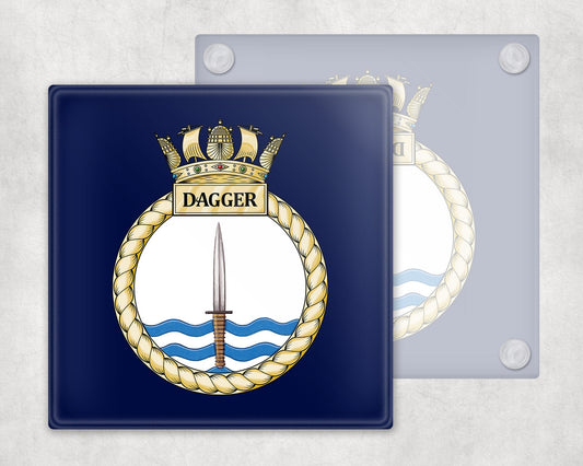 HMS Dagger - Glass Coaster