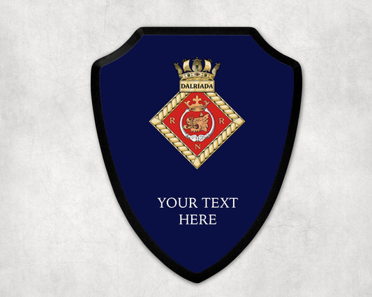 HMS Dalriada - Royal Navy Printed Wall Shield