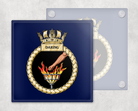 HMS Daring - Glass Coaster