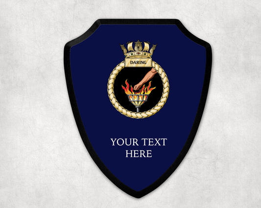 HMS Daring - Royal Navy Printed Wall Shield