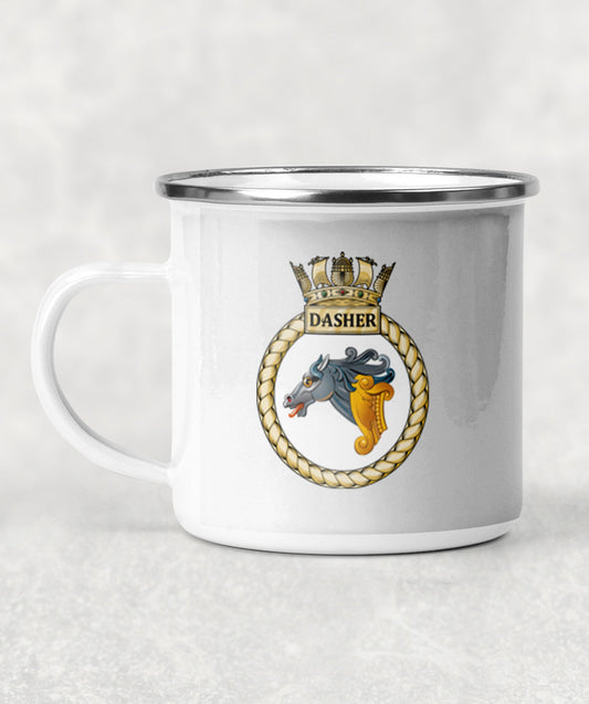 HMS Dasher - Enamel Mug